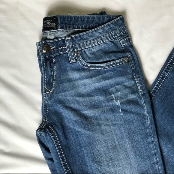 Express Rerock Bootcut Jeans - Picture 2 of 9